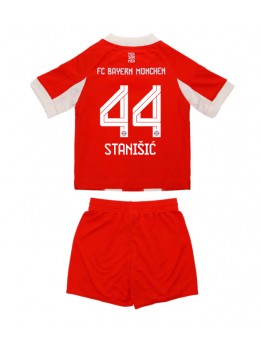 Bayern Munich Josip Stanisic #44 Replika Hemmakläder Barn 2025-26 Kortärmad (+ byxor)